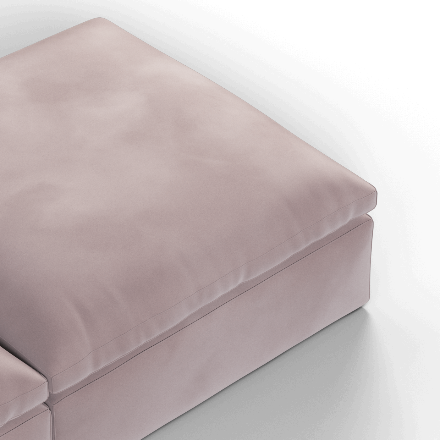 Ari modulares Ecksofa mit Sitzhocker
