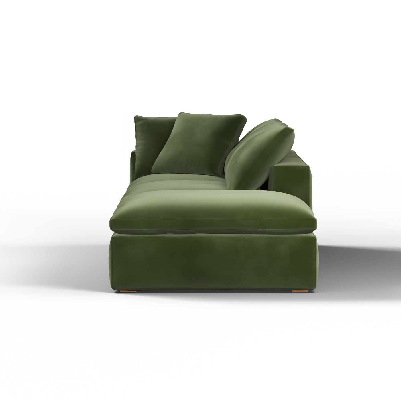 Ari modulares Ecksofa mit Sitzhocker