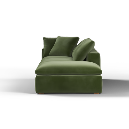 Ari modulares Ecksofa mit Sitzhocker