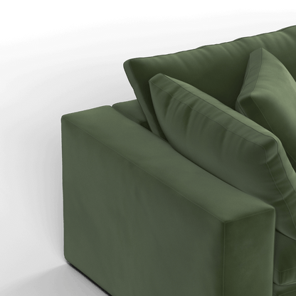 Ari modulares Ecksofa mit Sitzhocker