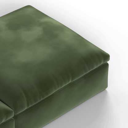 Ari modulares Ecksofa mit Sitzhocker