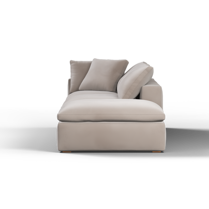 Ari modulares Ecksofa mit Sitzhocker