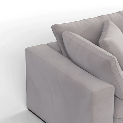 Ari modulares Ecksofa mit Sitzhocker