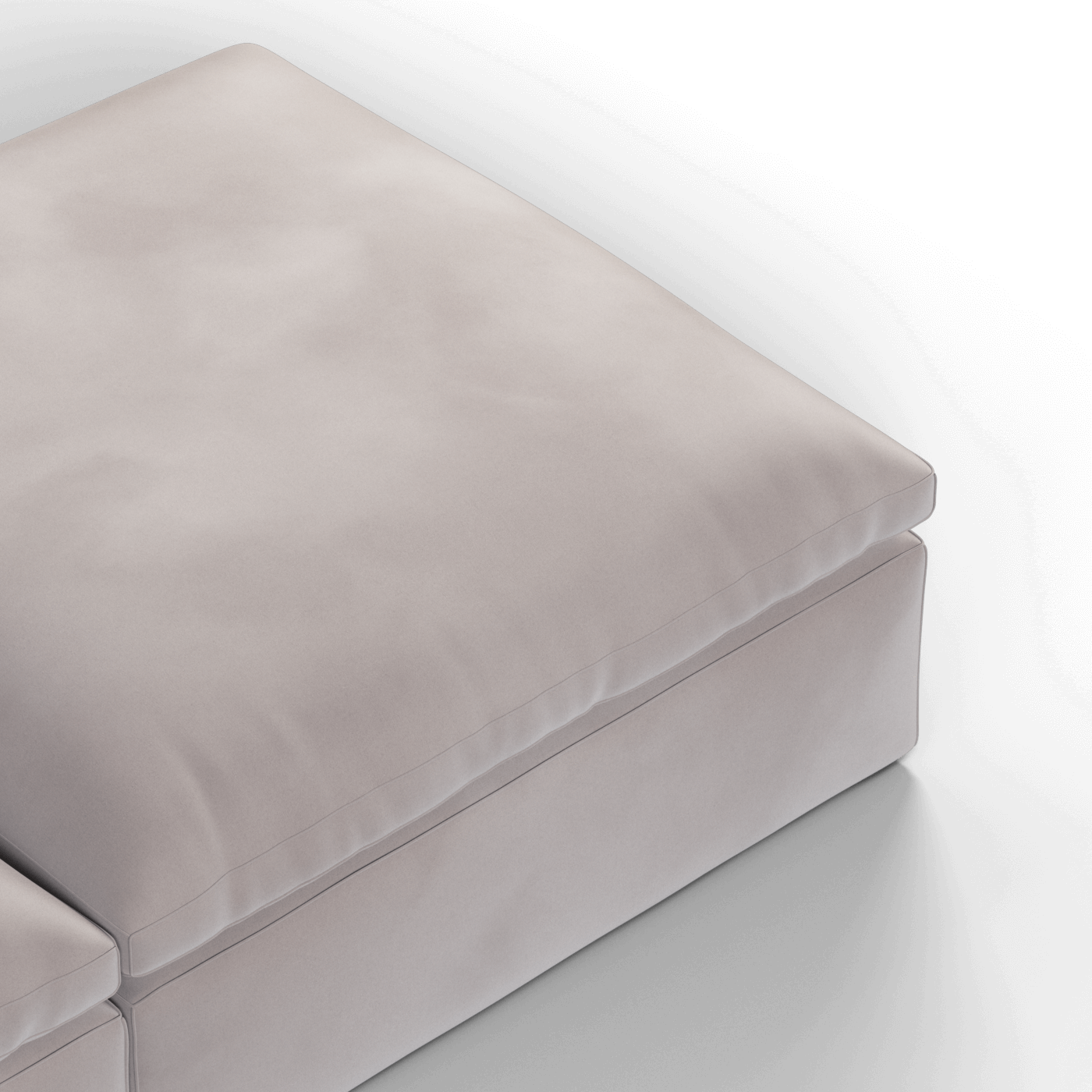 Ari modulares Ecksofa mit Sitzhocker