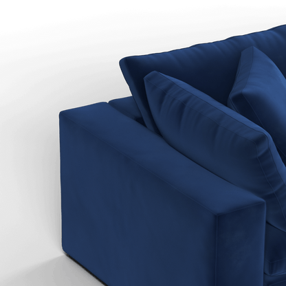 Ari modular corner Sofa with pouffe - Wide fabric range