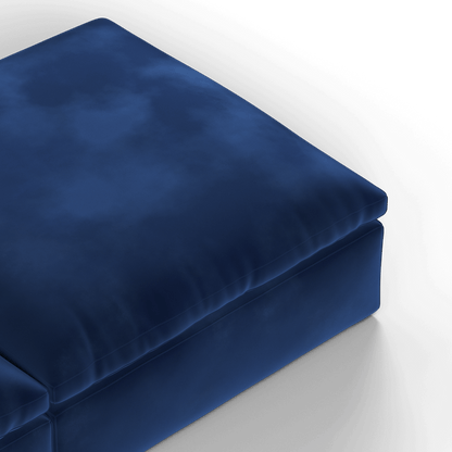 Ari modular corner Sofa with pouffe - Wide fabric range