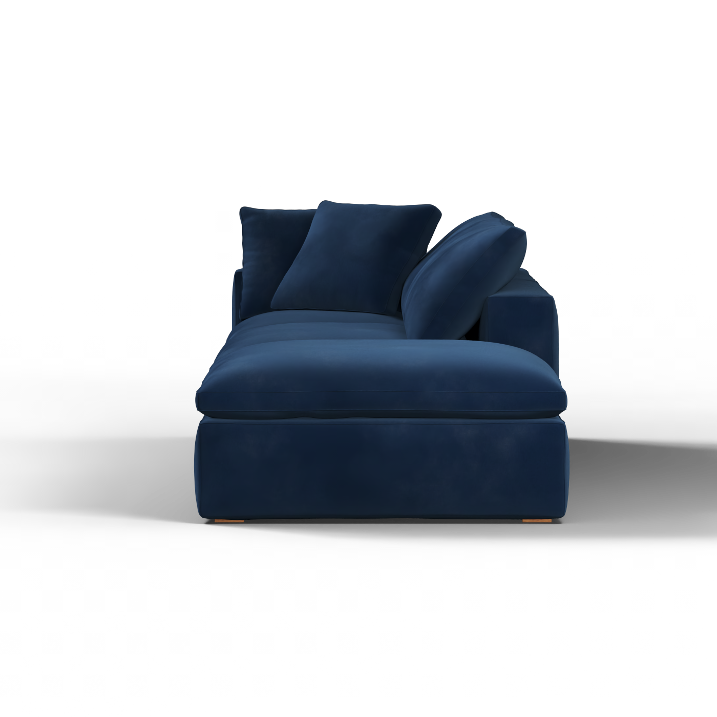 Ari modular corner Sofa with pouffe - Wide fabric range