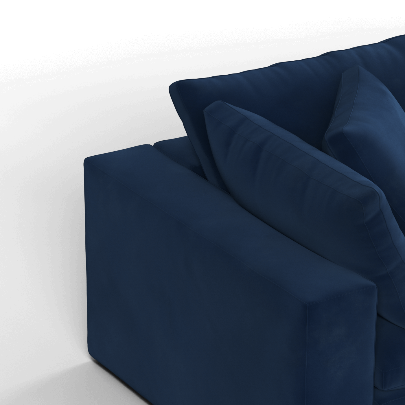 Ari modular corner Sofa with pouffe - Wide fabric range