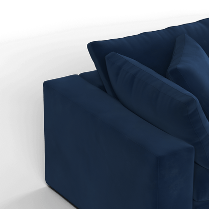 Ari modular corner Sofa with pouffe - Wide fabric range