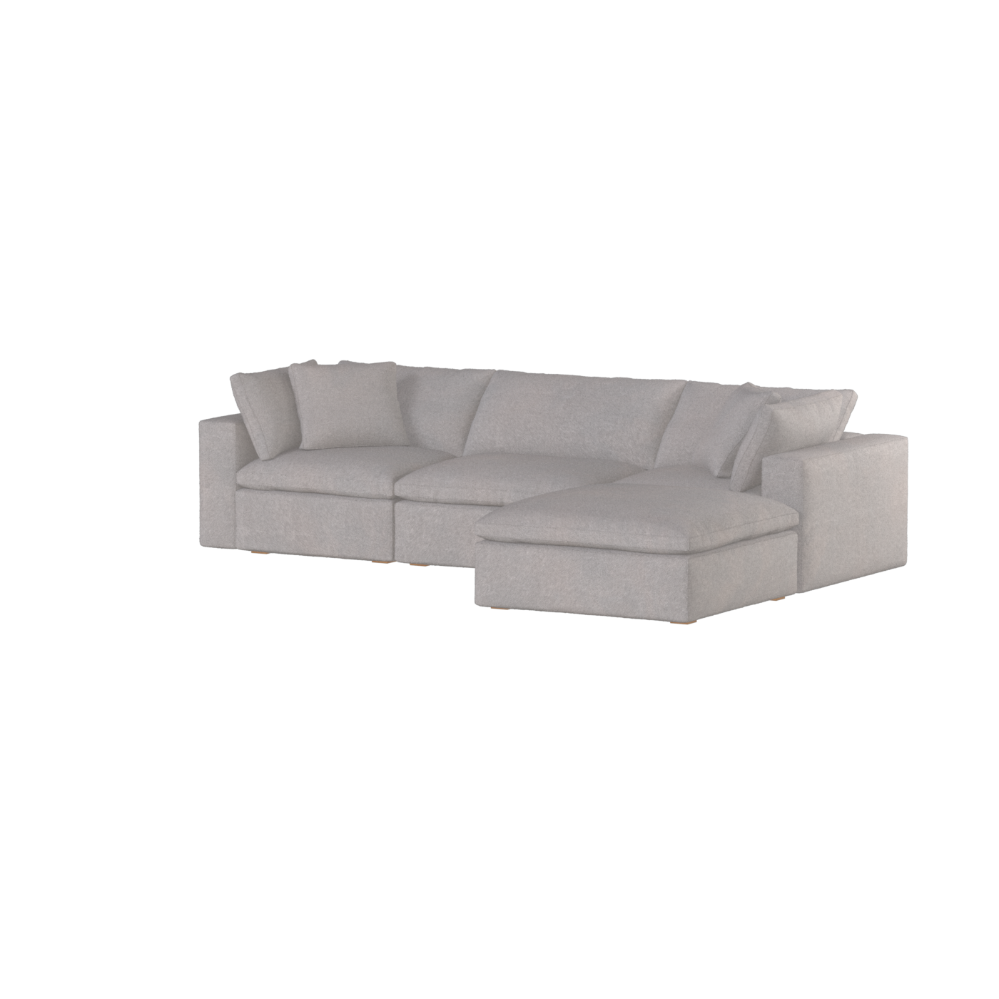 Ari dreisitziges modulares Ecksofa