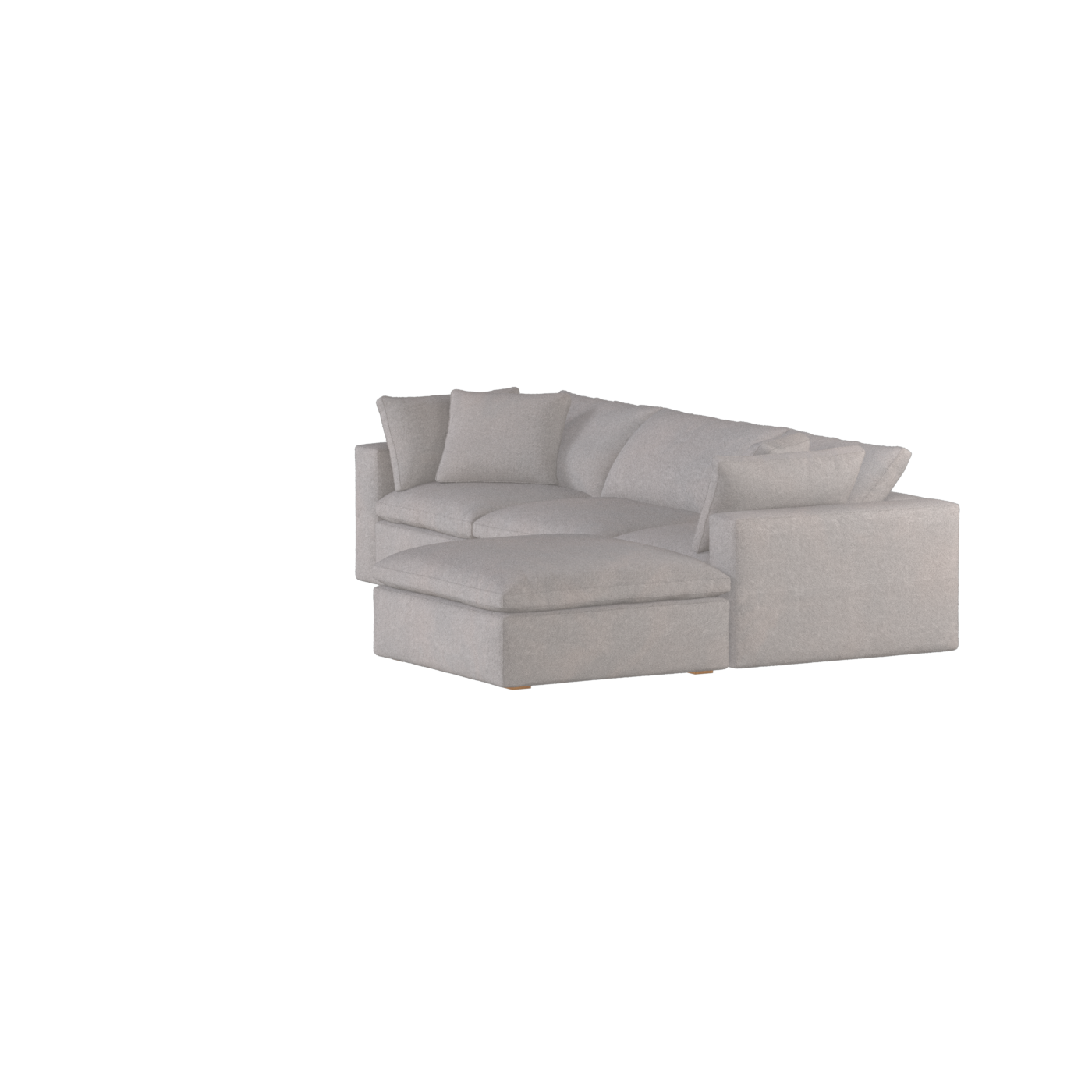 Ari dreisitziges modulares Ecksofa