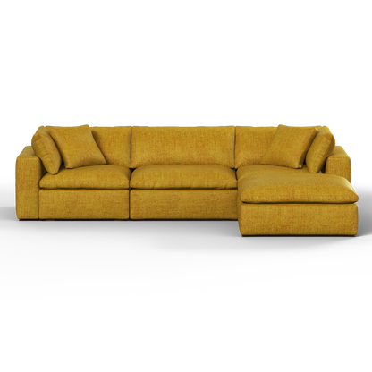 Ari three seater modular corner Sofa With Full Fabric Customisation