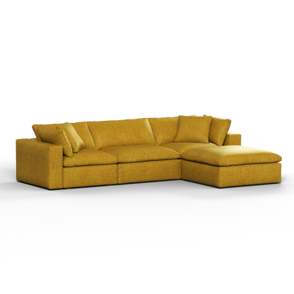 Ari three seater modular corner Sofa With Full Fabric Customisation