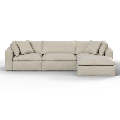 Ari three seater modular corner Sofa With Full Fabric Customisation