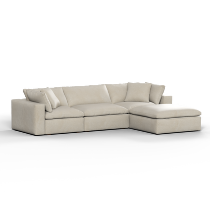 Ari three seater modular corner Sofa With Full Fabric Customisation