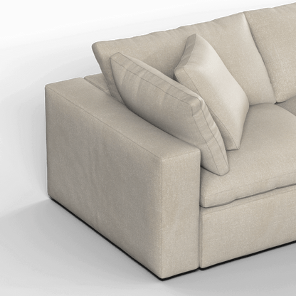 Ari three seater modular corner Sofa With Full Fabric Customisation