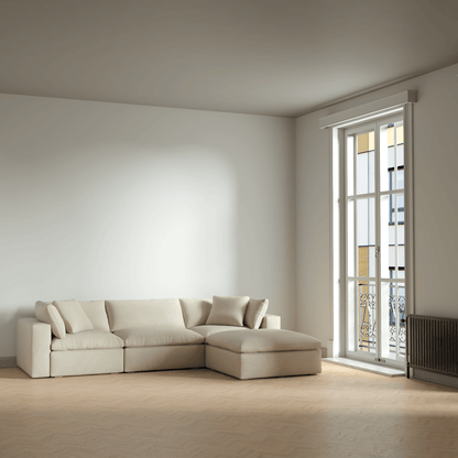 Ari three seater modular corner Sofa With Full Fabric Customisation