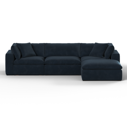 Ari three seater modular corner Sofa With Full Fabric Customisation