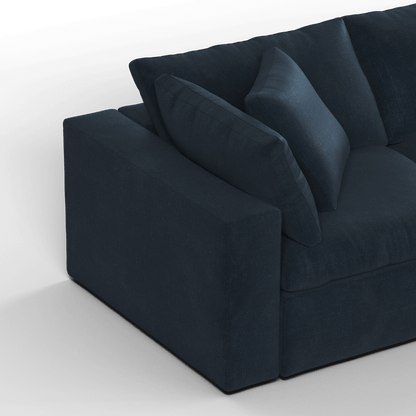 Ari three seater modular corner Sofa With Full Fabric Customisation