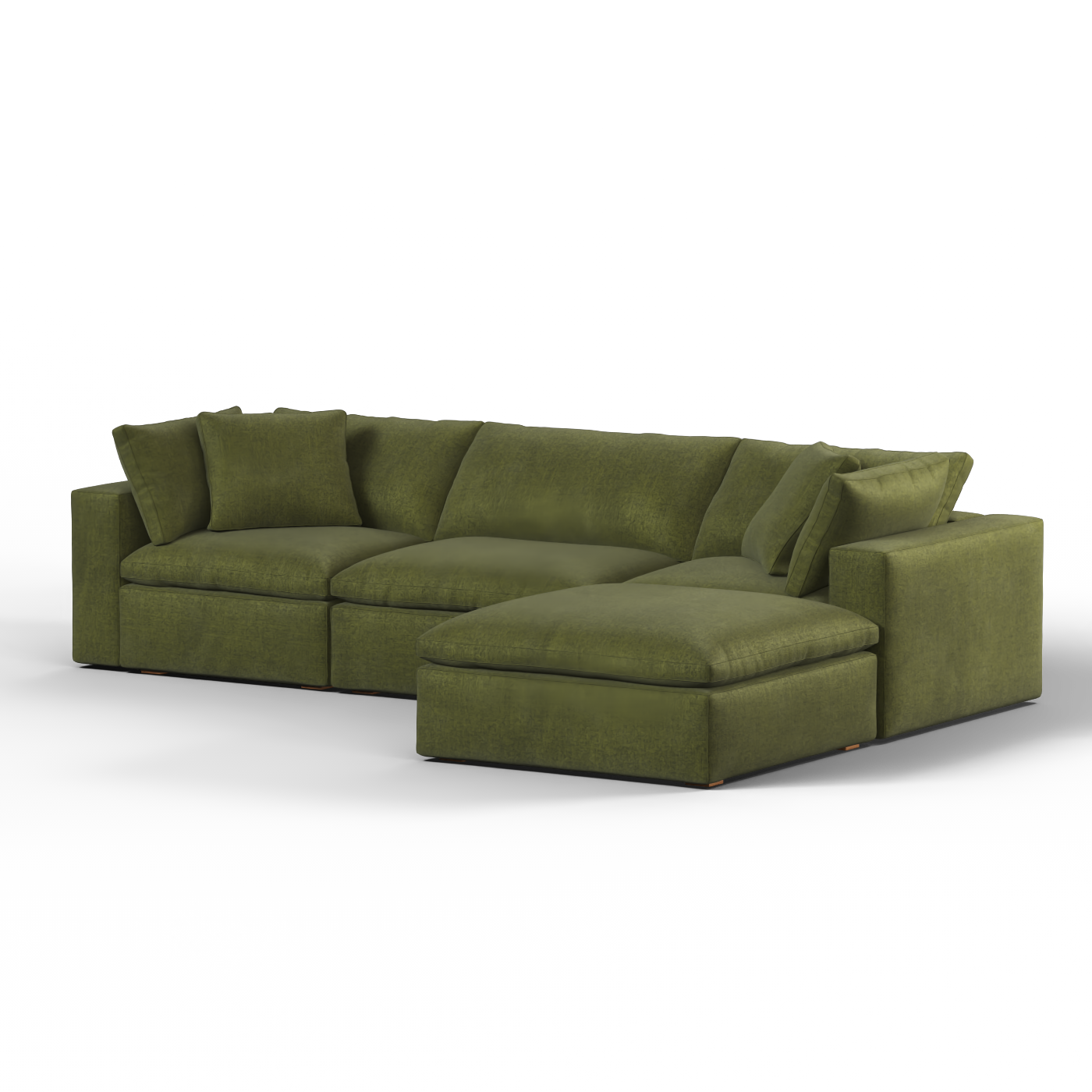 Ari three seater modular corner Sofa With Full Fabric Customisation