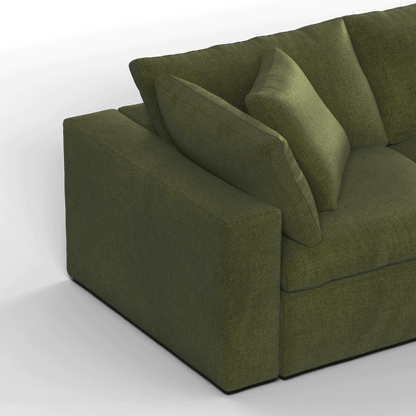 Ari three seater modular corner Sofa With Full Fabric Customisation