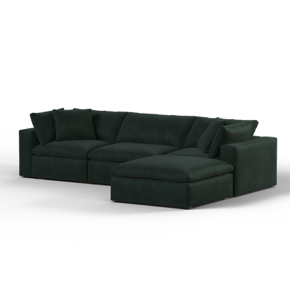Ari three seater modular corner Sofa With Full Fabric Customisation