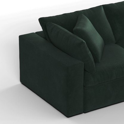 Ari three seater modular corner Sofa With Full Fabric Customisation