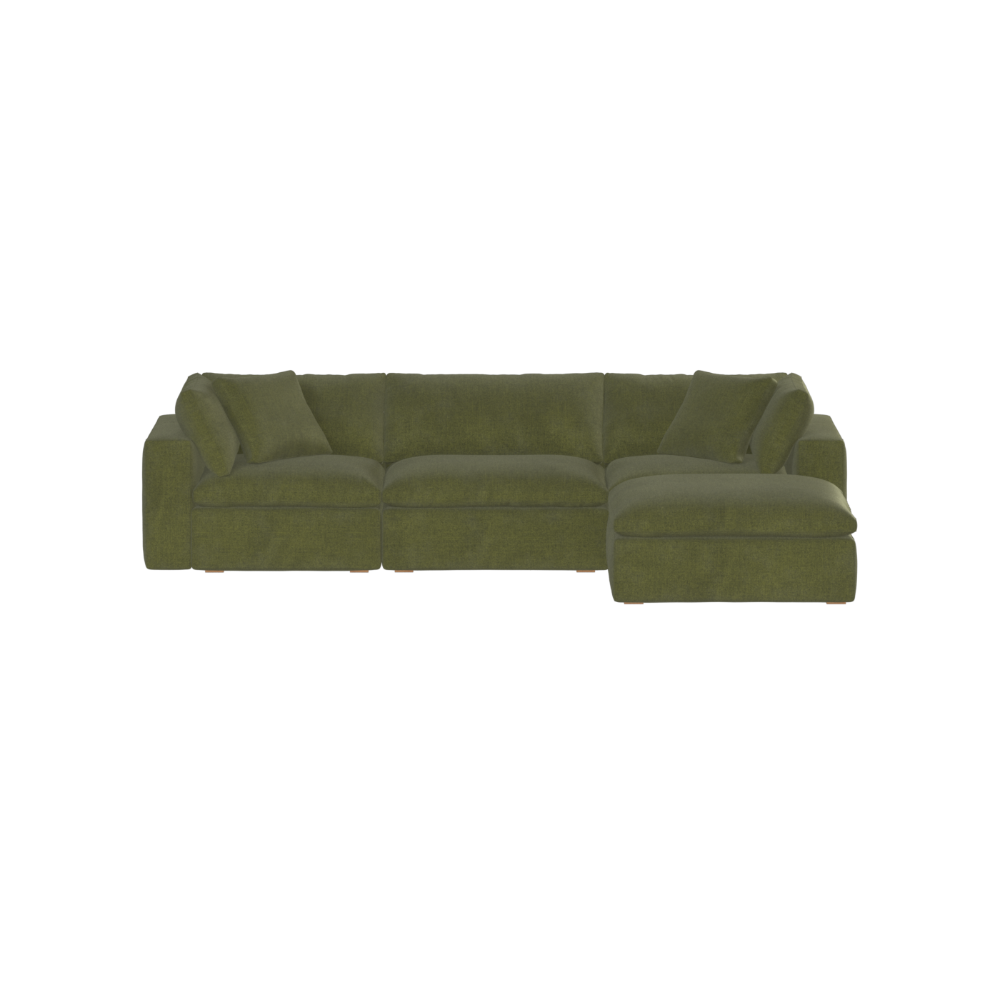 Ari three seater modular corner Sofa With Full Fabric Customisation