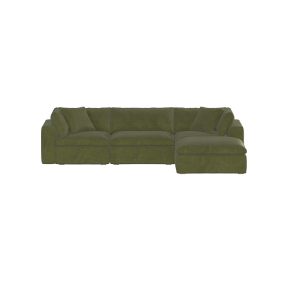 Ari three seater modular corner Sofa With Full Fabric Customisation