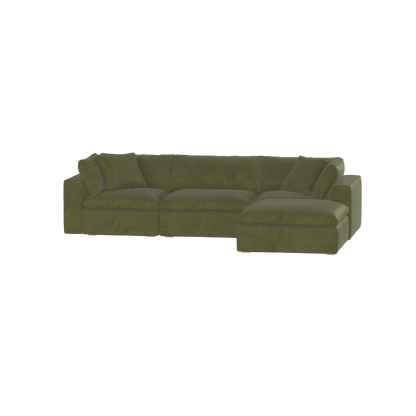 Ari three seater modular corner Sofa With Full Fabric Customisation
