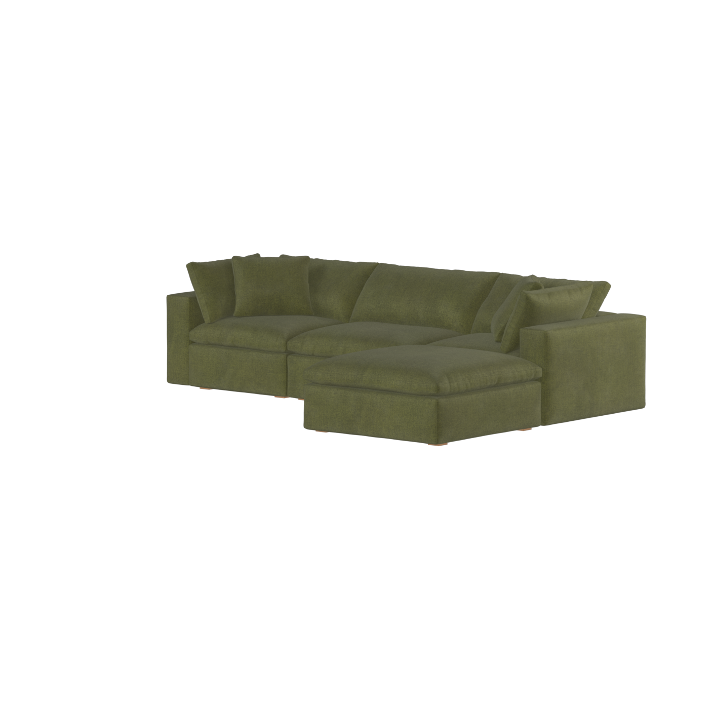 Ari three seater modular corner Sofa With Full Fabric Customisation