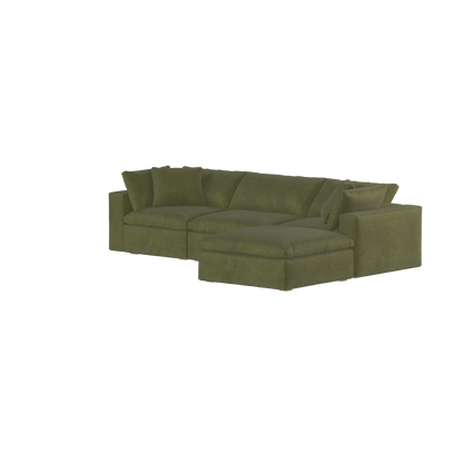 Ari three seater modular corner Sofa With Full Fabric Customisation