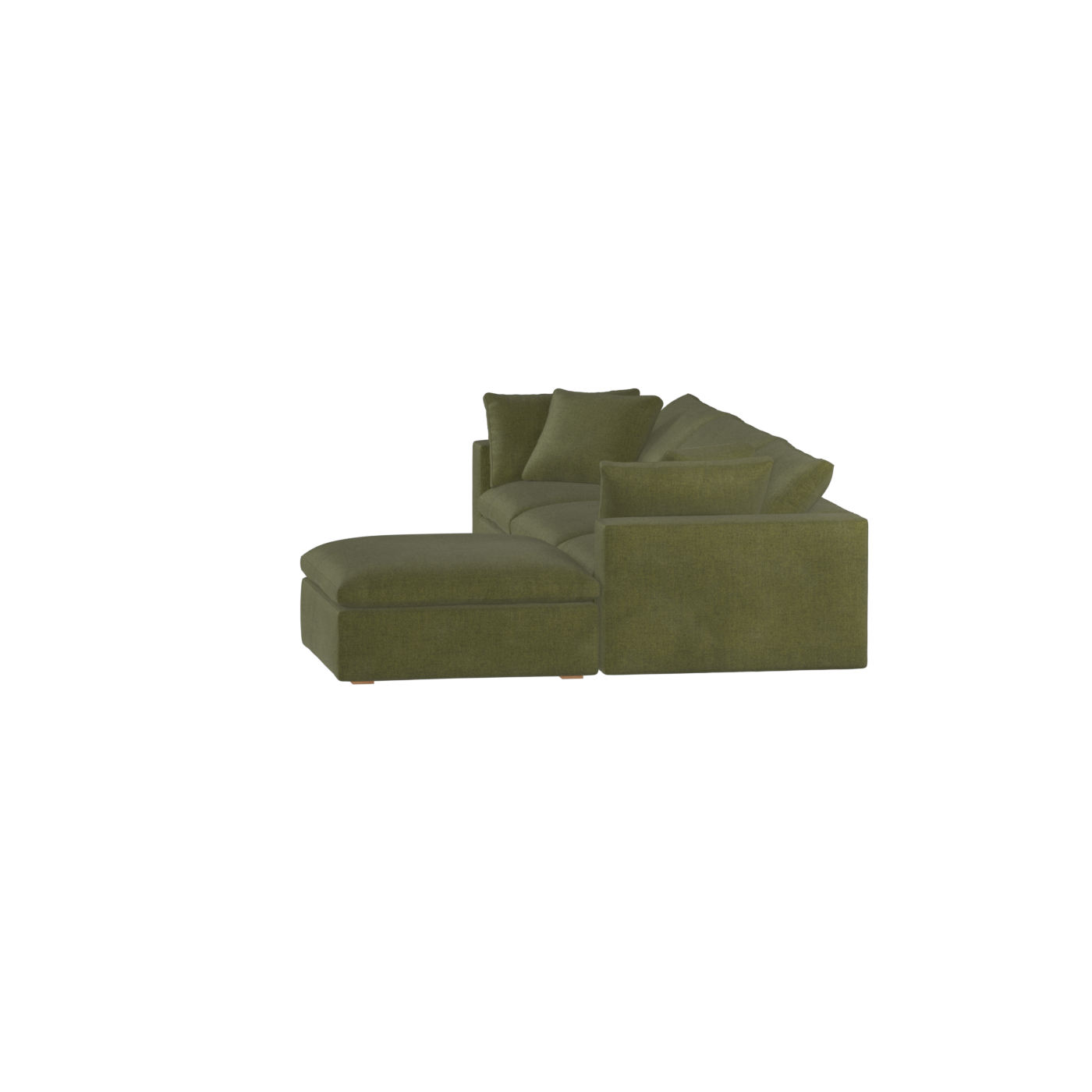 Ari three seater modular corner Sofa With Full Fabric Customisation