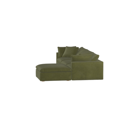 Ari three seater modular corner Sofa With Full Fabric Customisation