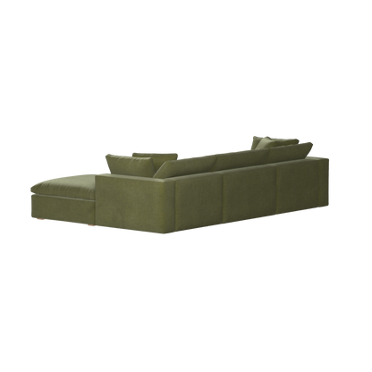 Ari three seater modular corner Sofa With Full Fabric Customisation