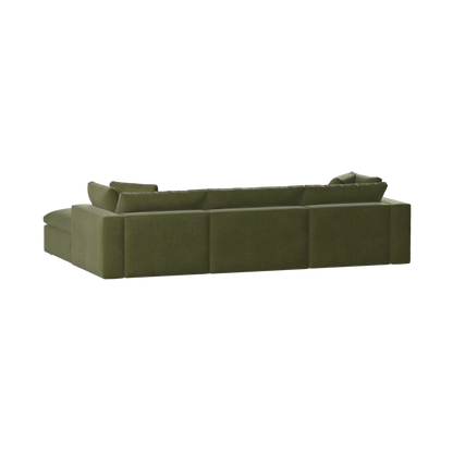 Ari three seater modular corner Sofa With Full Fabric Customisation