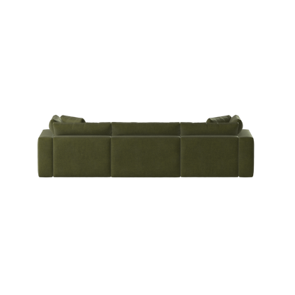 Ari three seater modular corner Sofa With Full Fabric Customisation