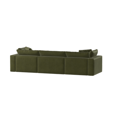 Ari three seater modular corner Sofa With Full Fabric Customisation