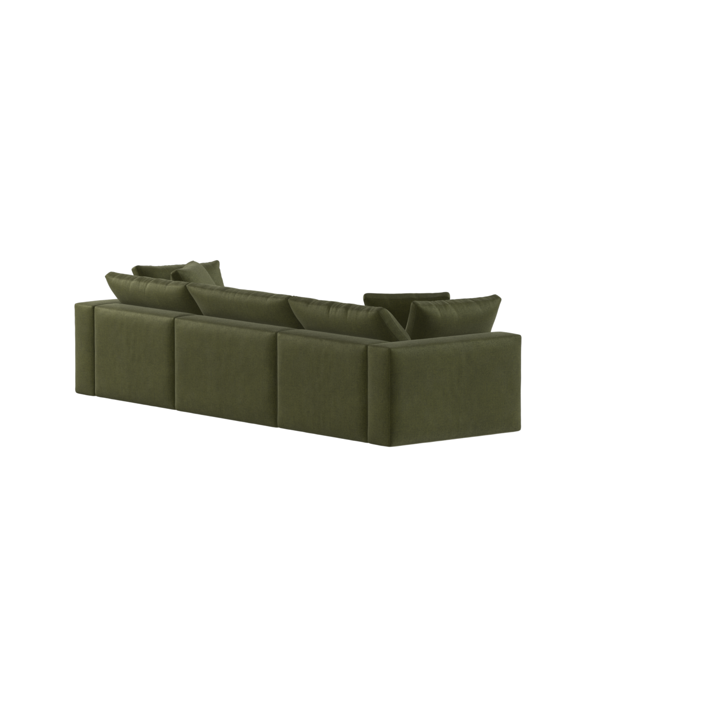 Ari three seater modular corner Sofa With Full Fabric Customisation