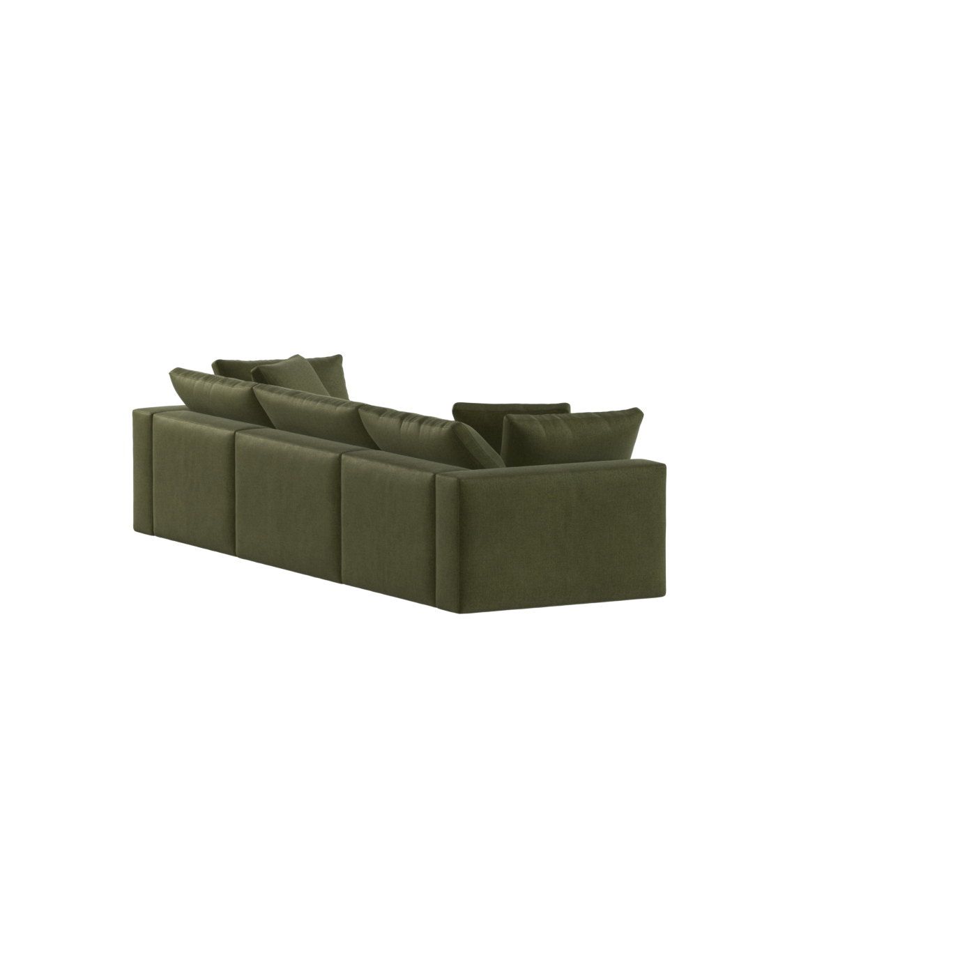 Ari three seater modular corner Sofa With Full Fabric Customisation