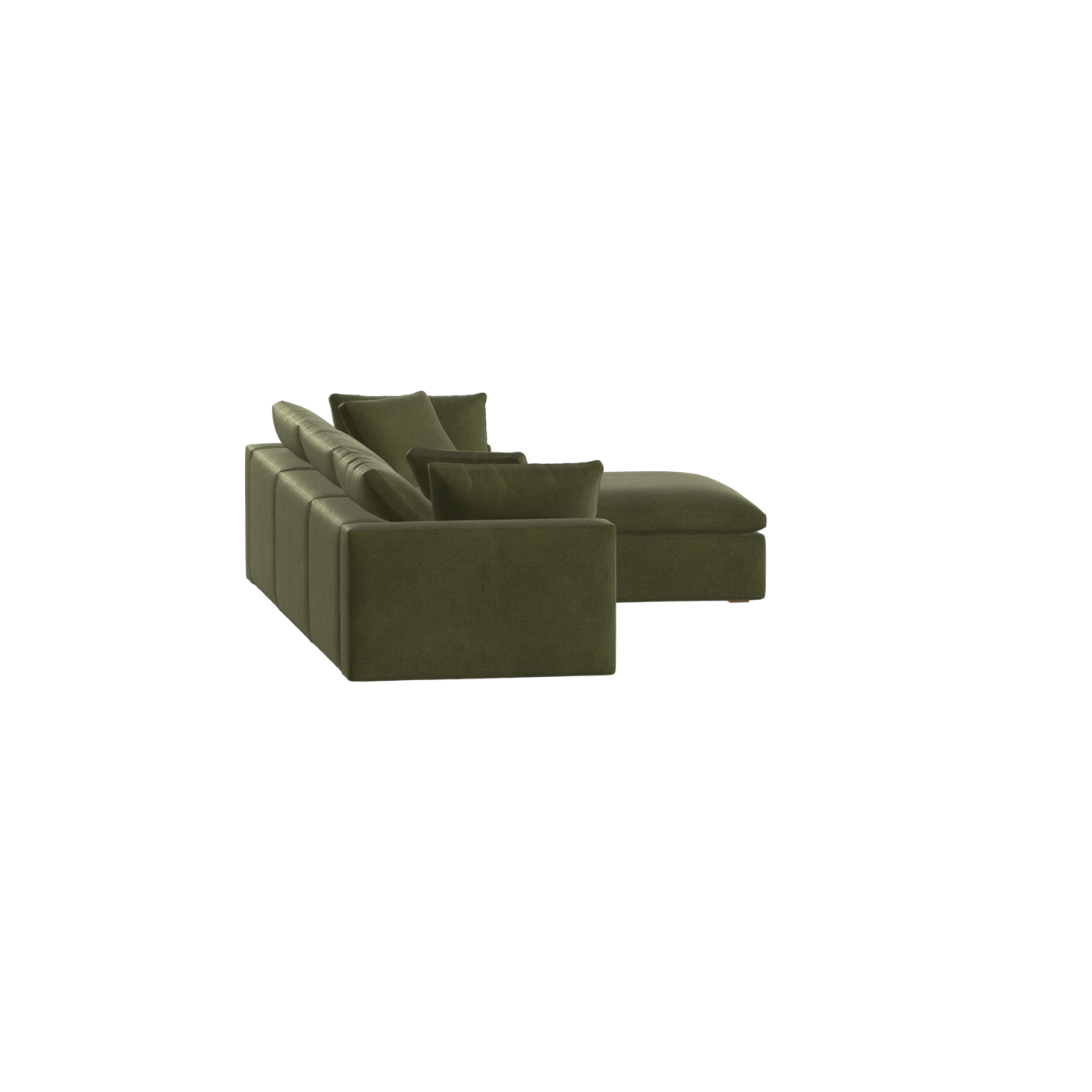 Ari three seater modular corner Sofa With Full Fabric Customisation