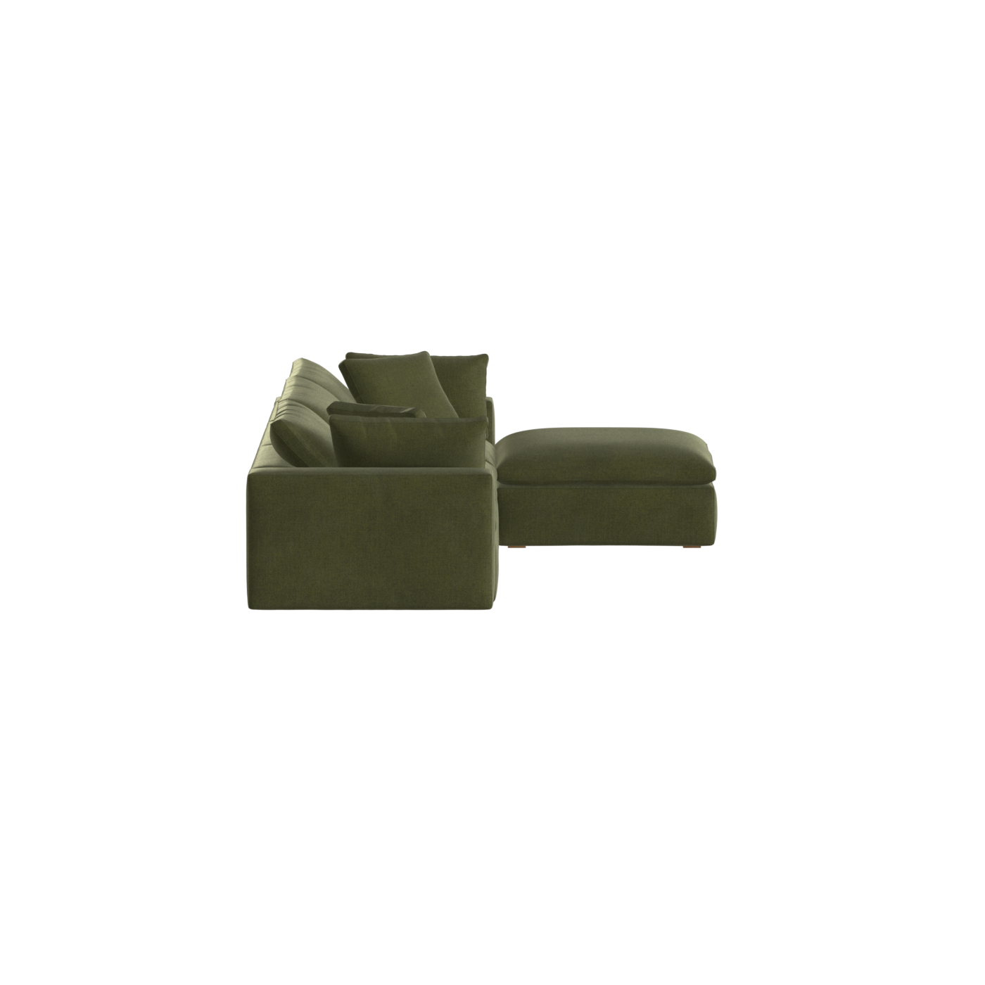 Ari three seater modular corner Sofa With Full Fabric Customisation
