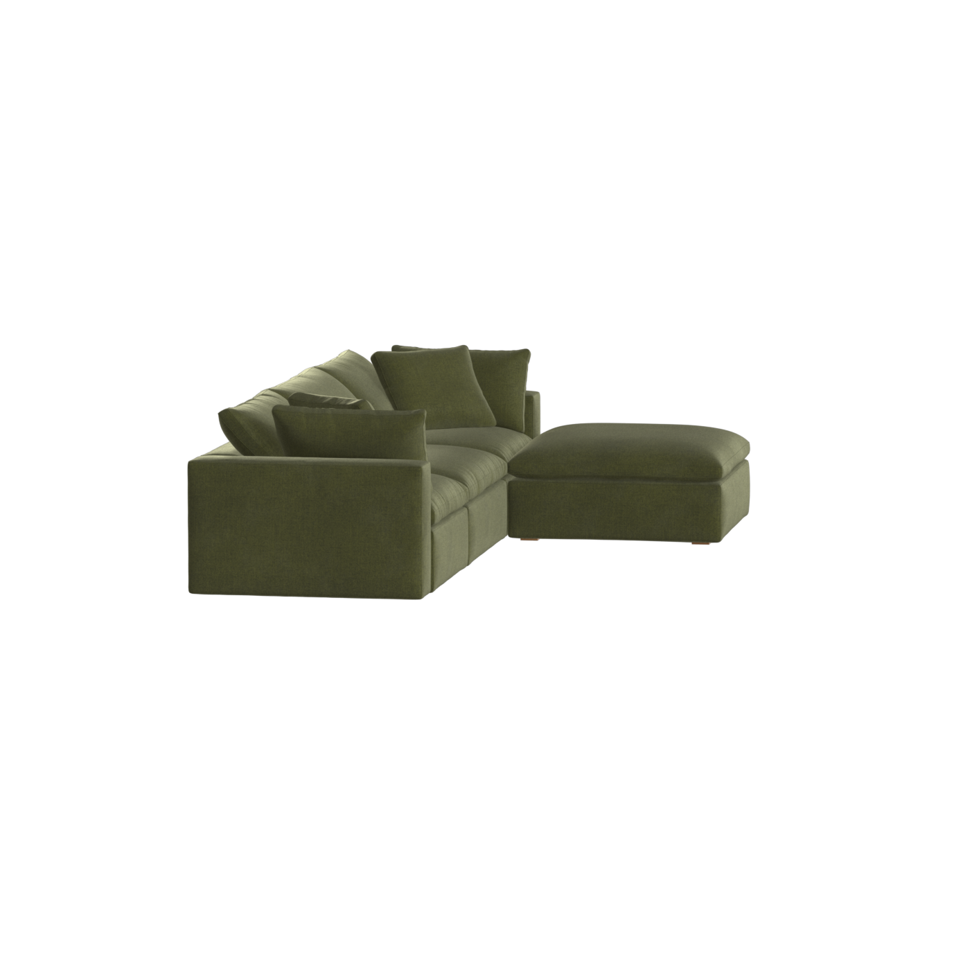 Ari three seater modular corner Sofa With Full Fabric Customisation