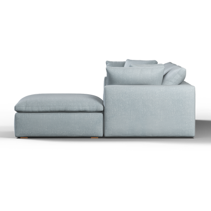 Ari three seater modular corner Sofa With Full Fabric Customisation