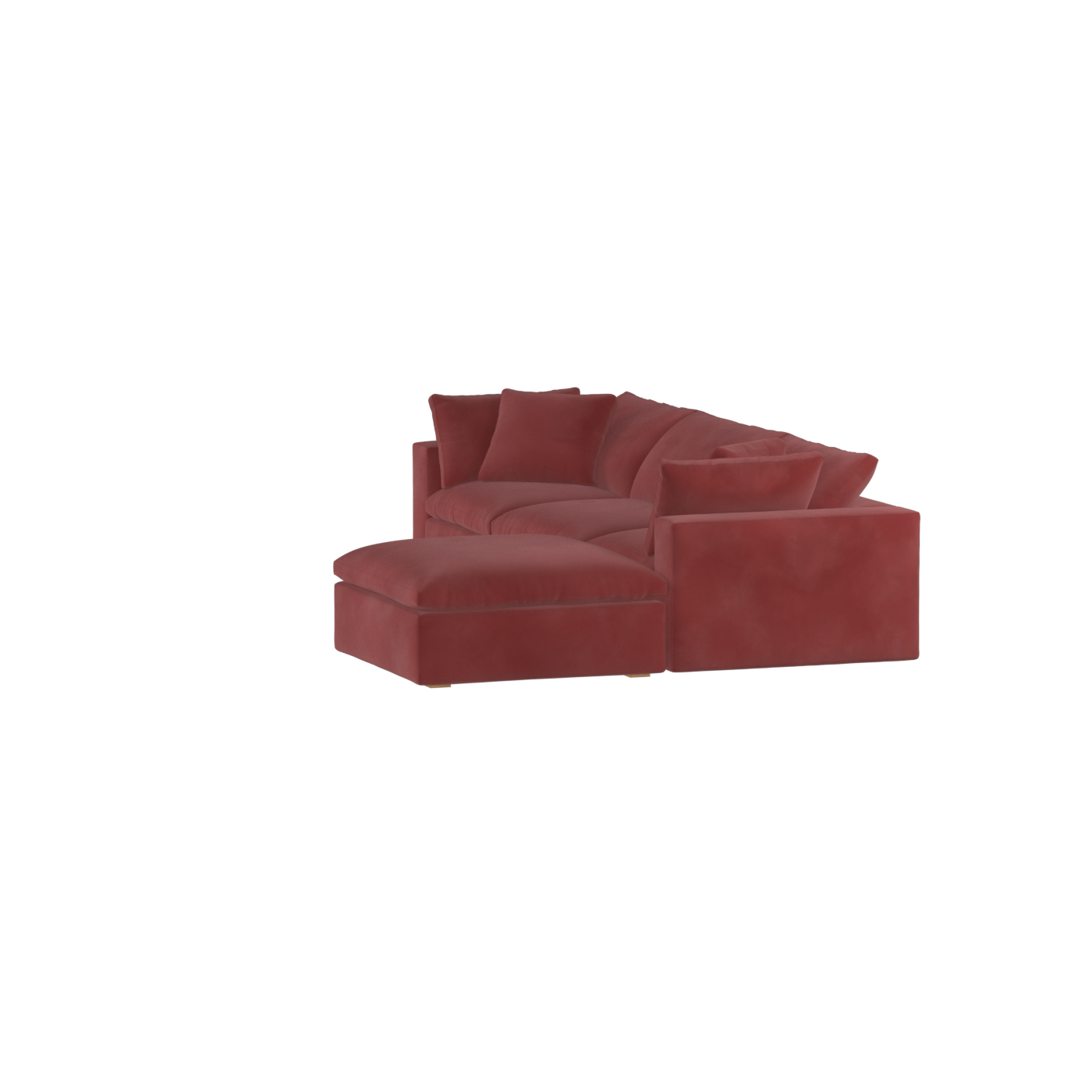 Ari dreisitziges modulares Ecksofa
