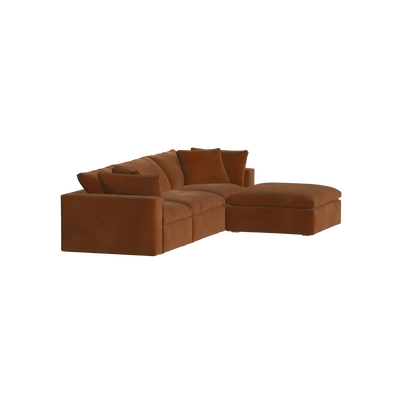 Ari dreisitziges modulares Ecksofa