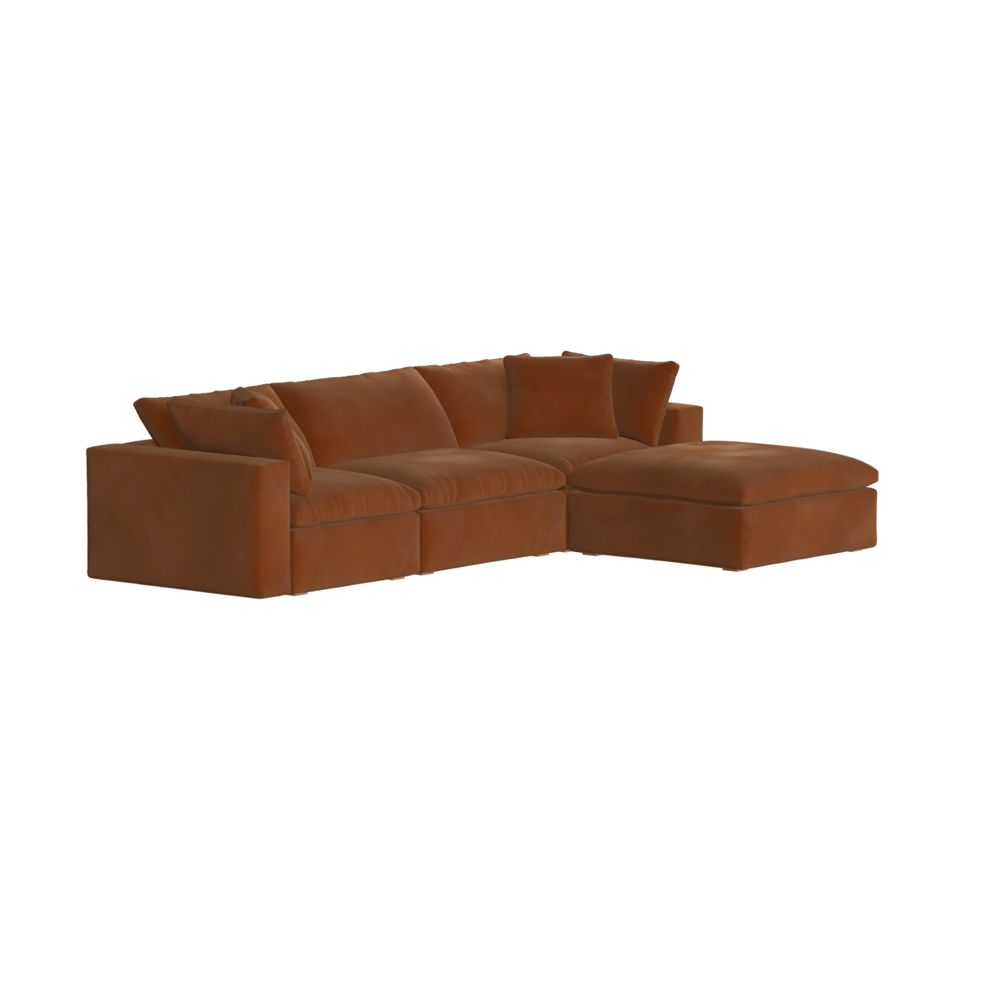 Ari dreisitziges modulares Ecksofa