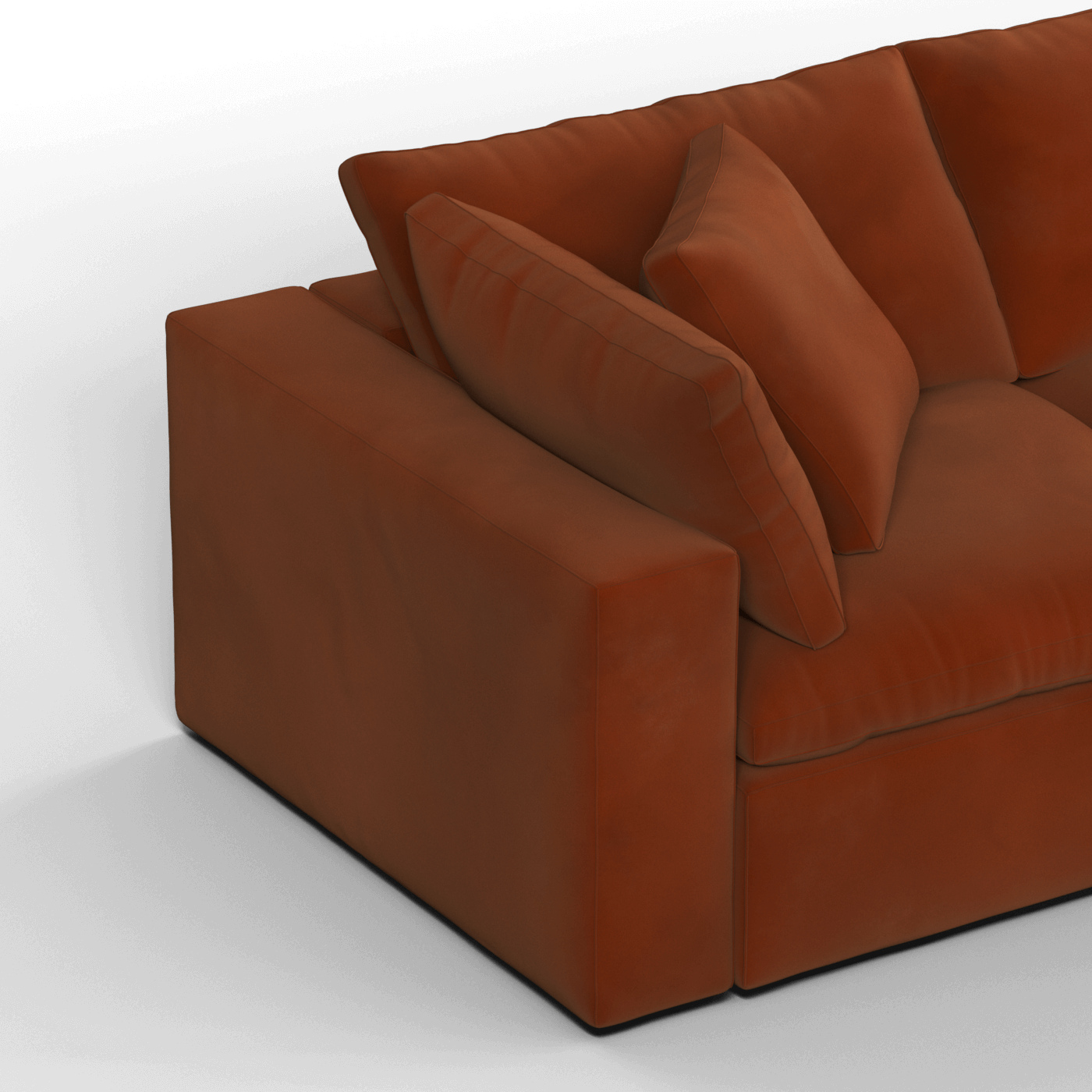 Ari dreisitziges modulares Ecksofa