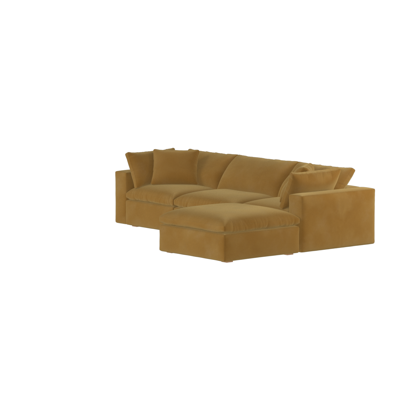Ari dreisitziges modulares Ecksofa