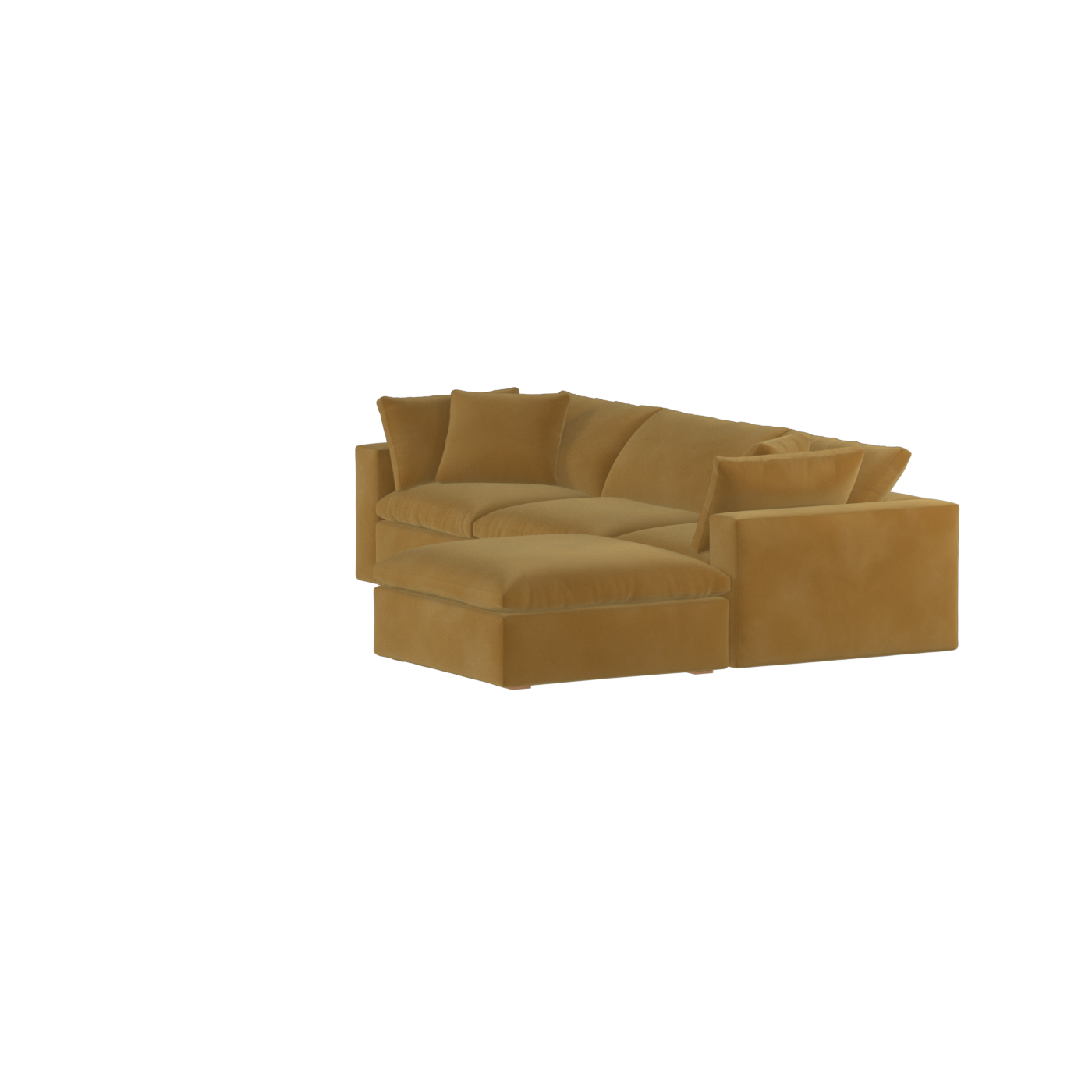Ari dreisitziges modulares Ecksofa